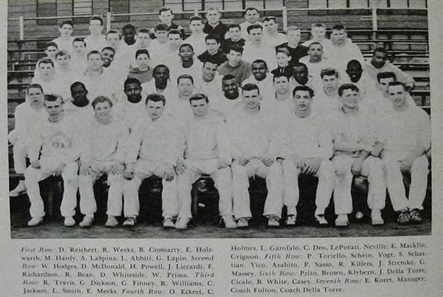 1962 Track Team Yearbook Photo